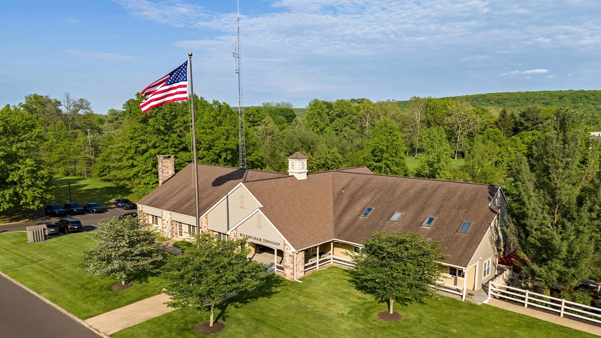 Buckingham Township building.