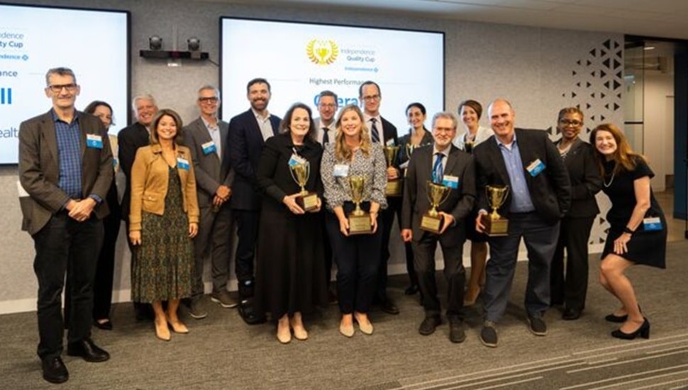 Group photo of representatives of primary care organizations.