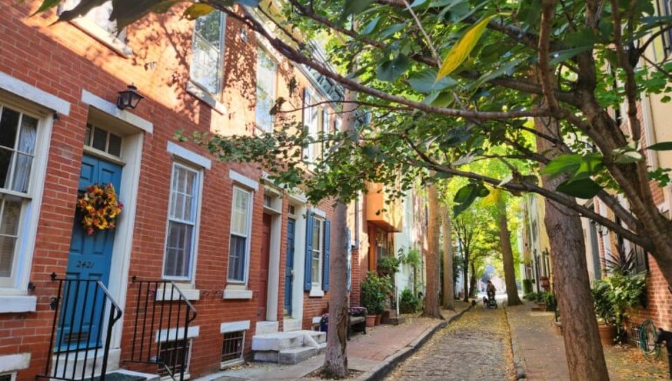 A Philadelphia neighborhood.