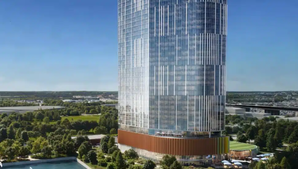 New York Developer Proposes New Tower on Columbus Boulevard, Tying Project to Delaware River Trail Extension