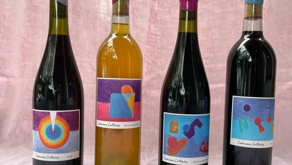For bottles of wine from Camuna Cellars.