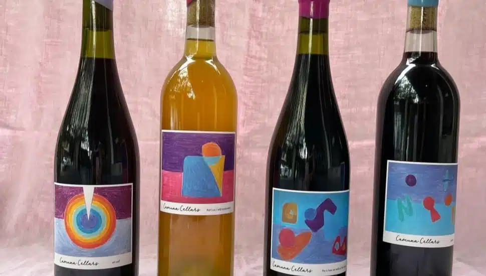 For bottles of wine from Camuna Cellars.