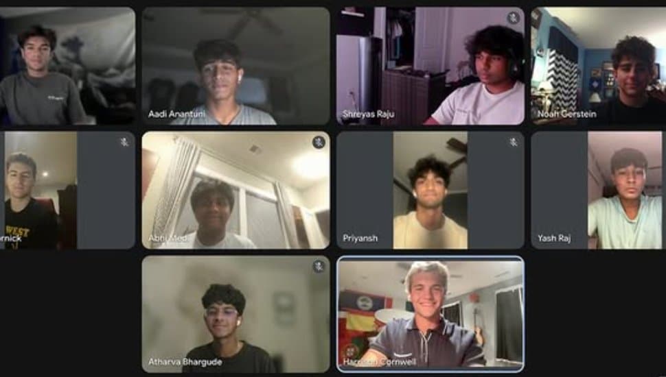 Bucks Capital members on a Zoom call.