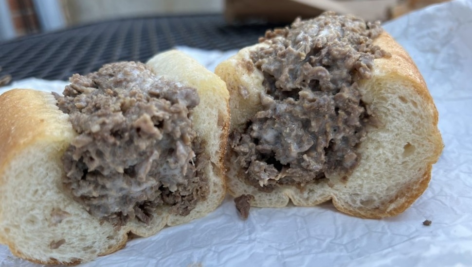 A cheesesteak from Dalessandro's.