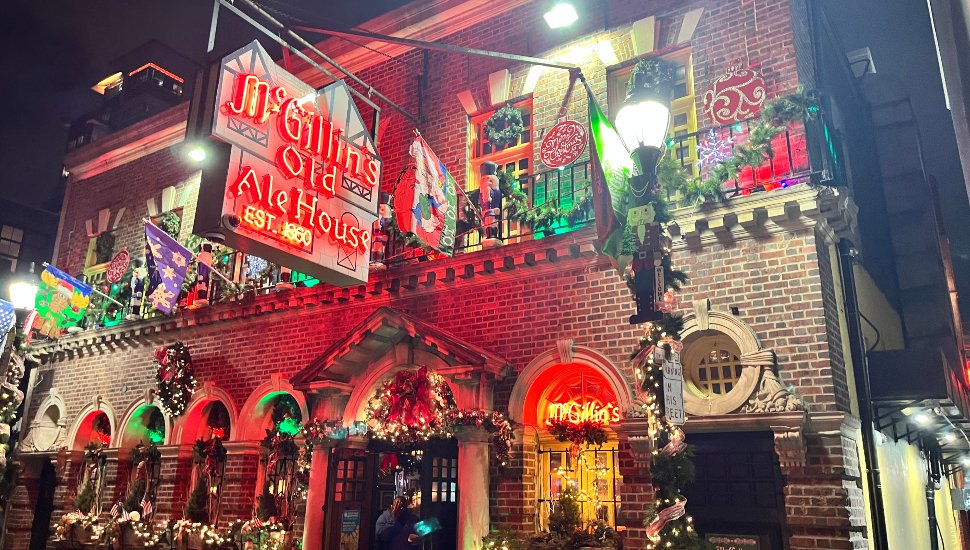 Exterior of McGillin's Olde Ale House.