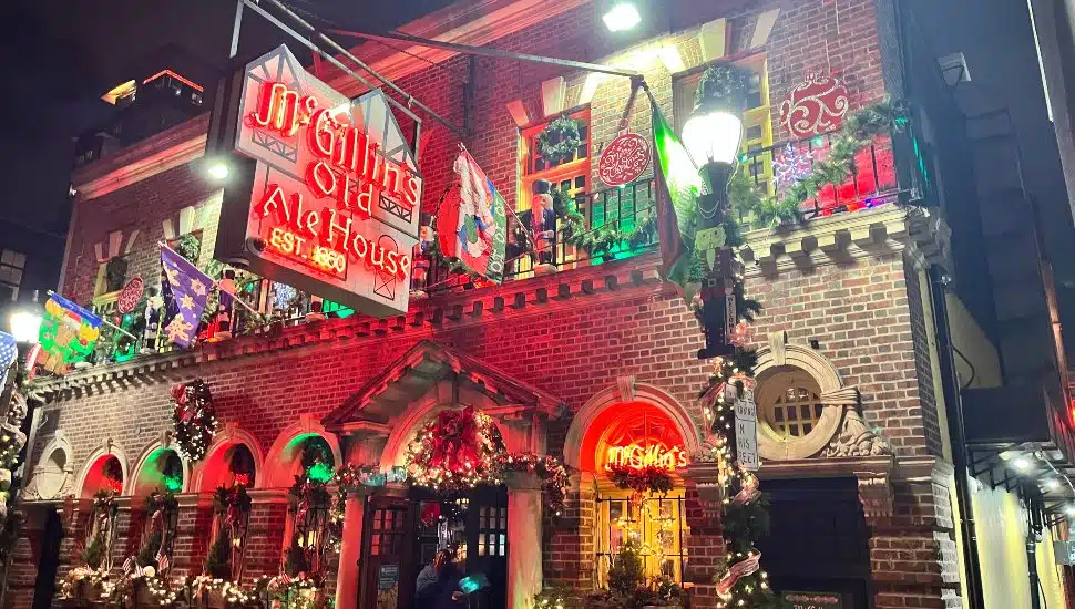 Exterior of McGillin's Olde Ale House.