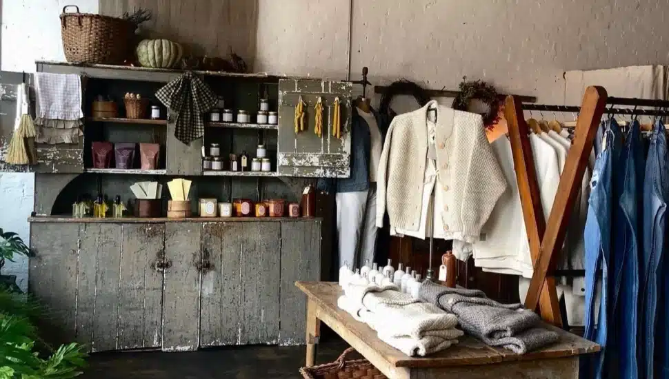 Inside Meadowsweet General Store.