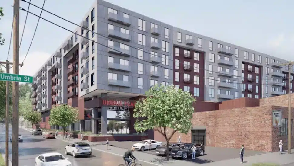 A rendering of the proposed development in Roxborough.