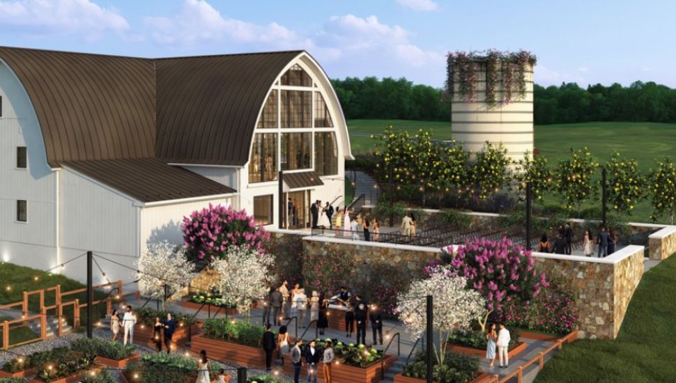 Willowdale wedding venue rendering.