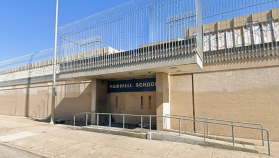 Fairhill School building exterior.