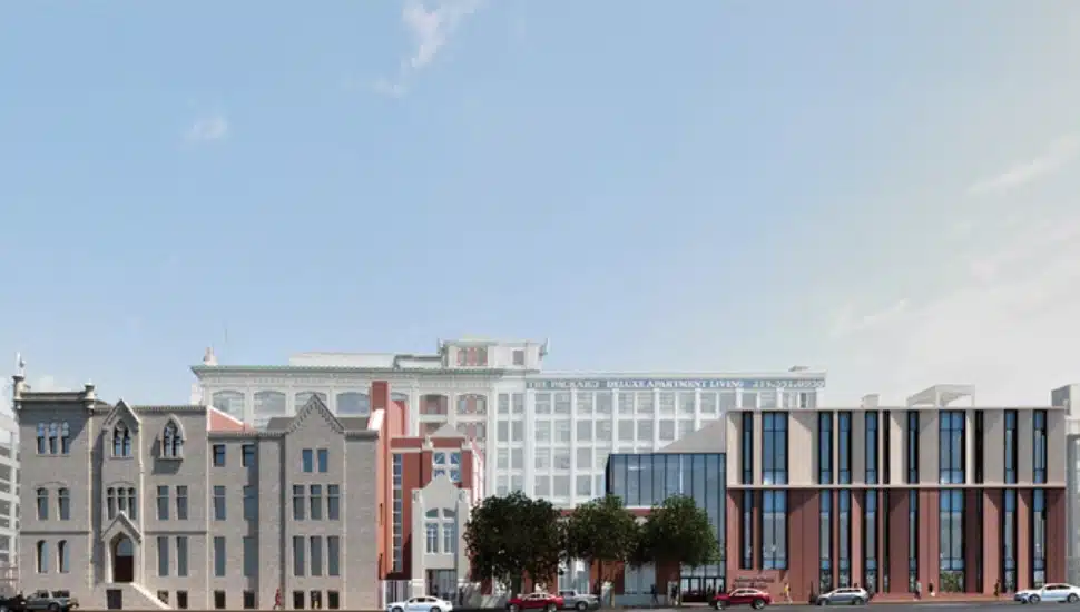 Roman Catholic STEM center rendering.