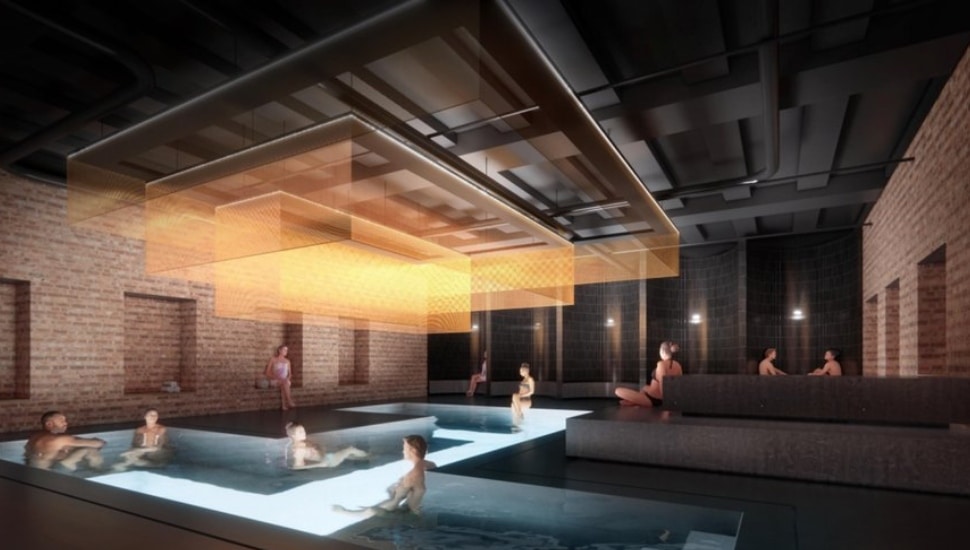 Bathhouse Philadelphia rendering.