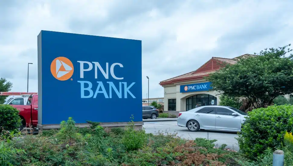 A PNC Bank branch.
