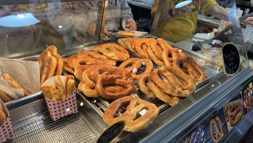 Pretzels at Miller's Twist.