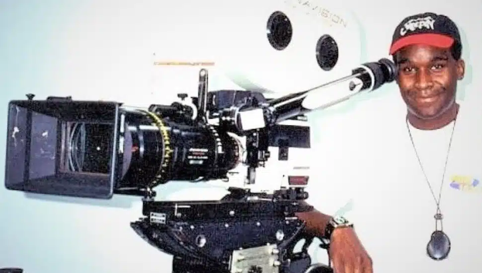 Tim Greene with a camera.