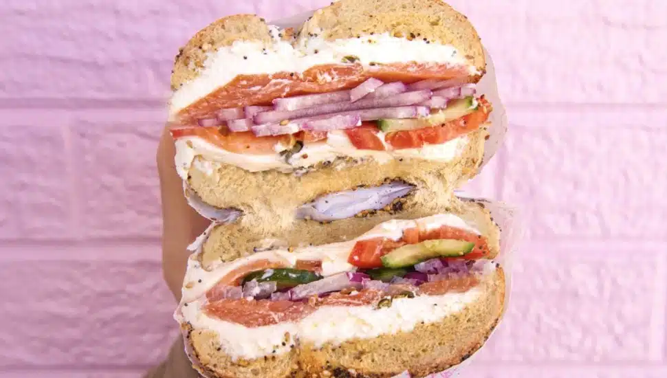 A bagel.