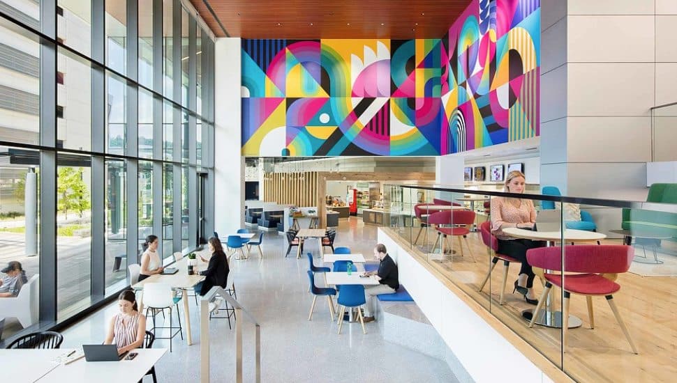 Inside the Cencora headquarters in Conshohocken.