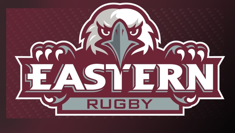 Graphic of college's eagle mascot.