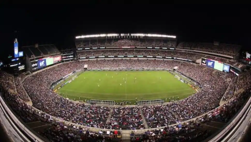 Wideshot of Lincoln Financial Field.