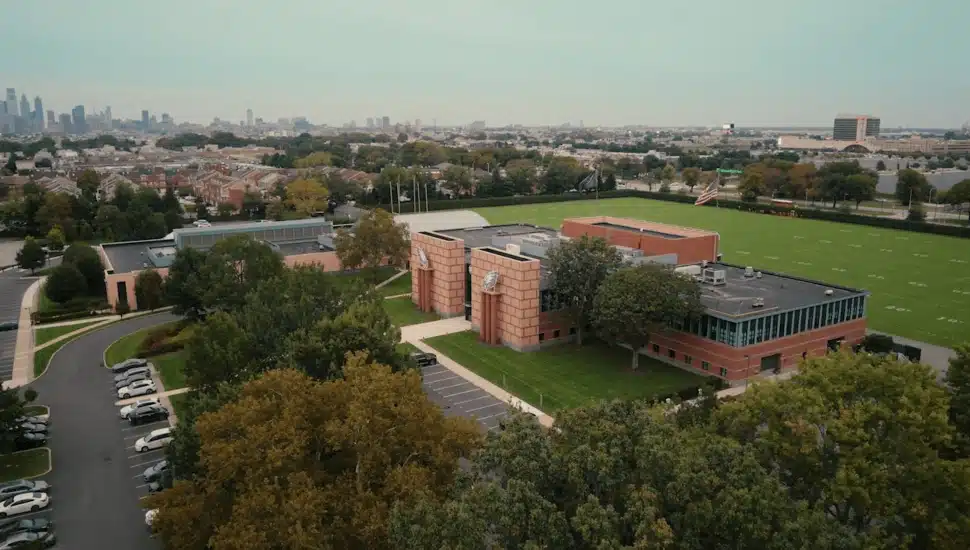 Overhead view of Novacare Complex in South Philadelphia.