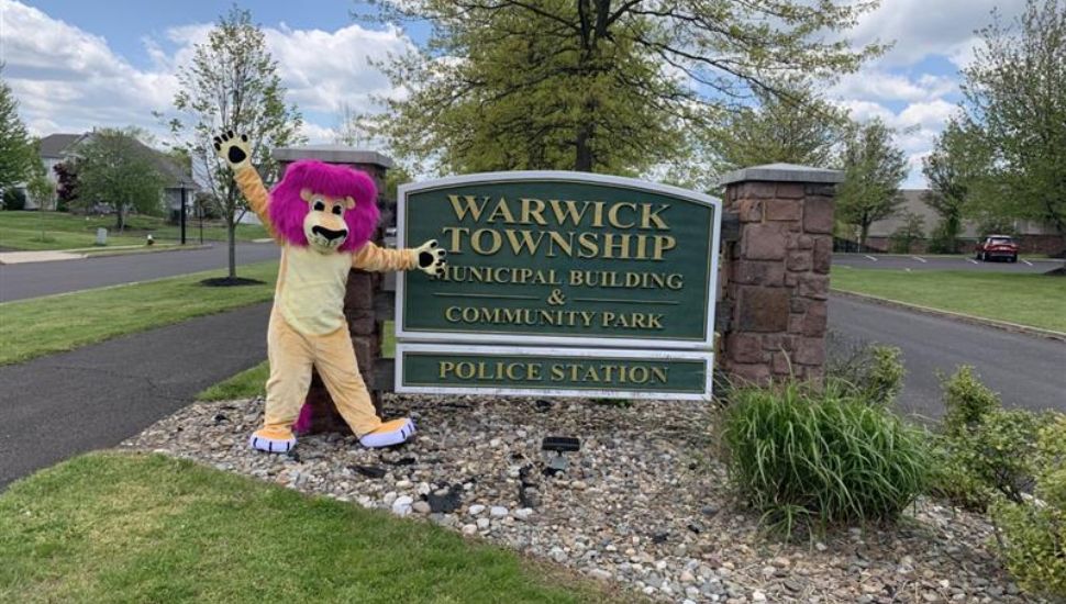 Warwick Township Sign.
