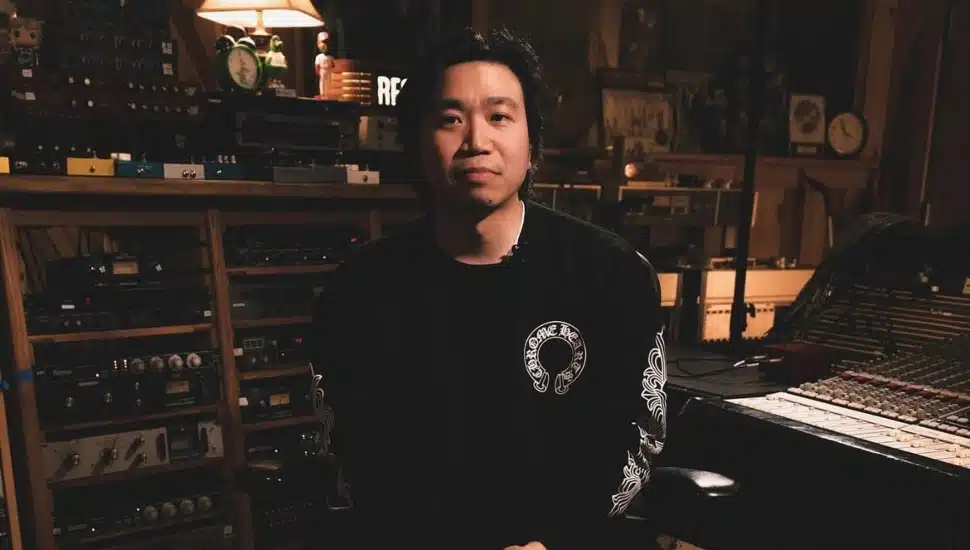 Will Yip inside his studio.