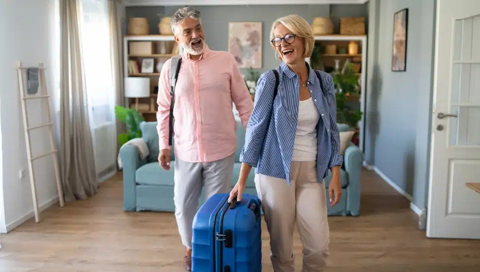 grandparents going on vacation