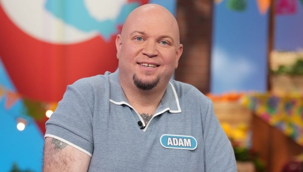 Adam Kanter on the set of "Wheel of Fortune."