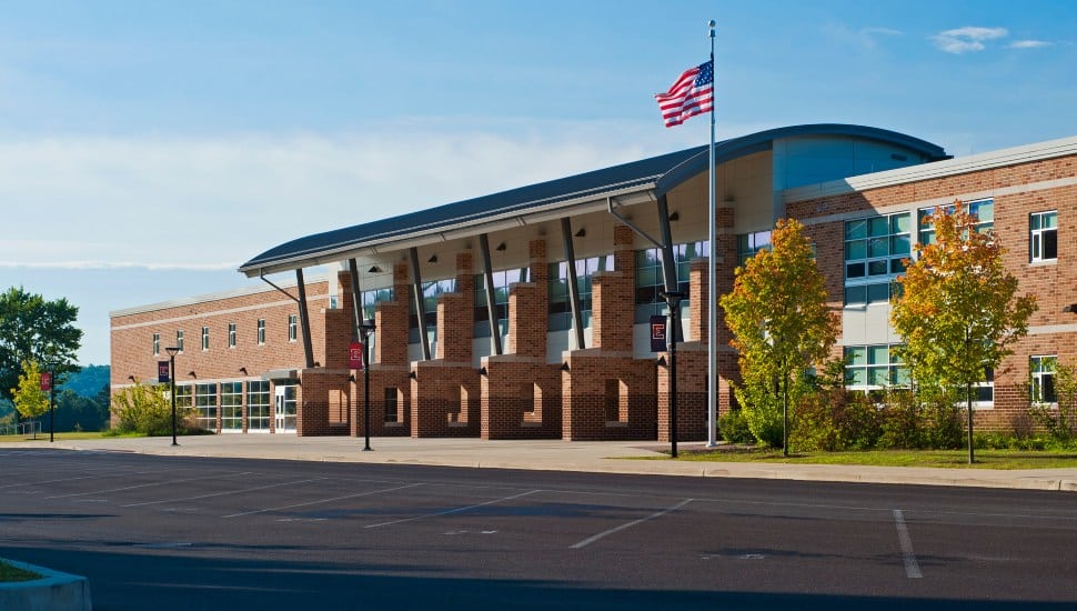 Central Bucks High School East exterior.