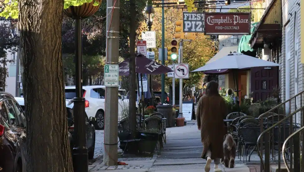 A streets in Chestnut Hill.