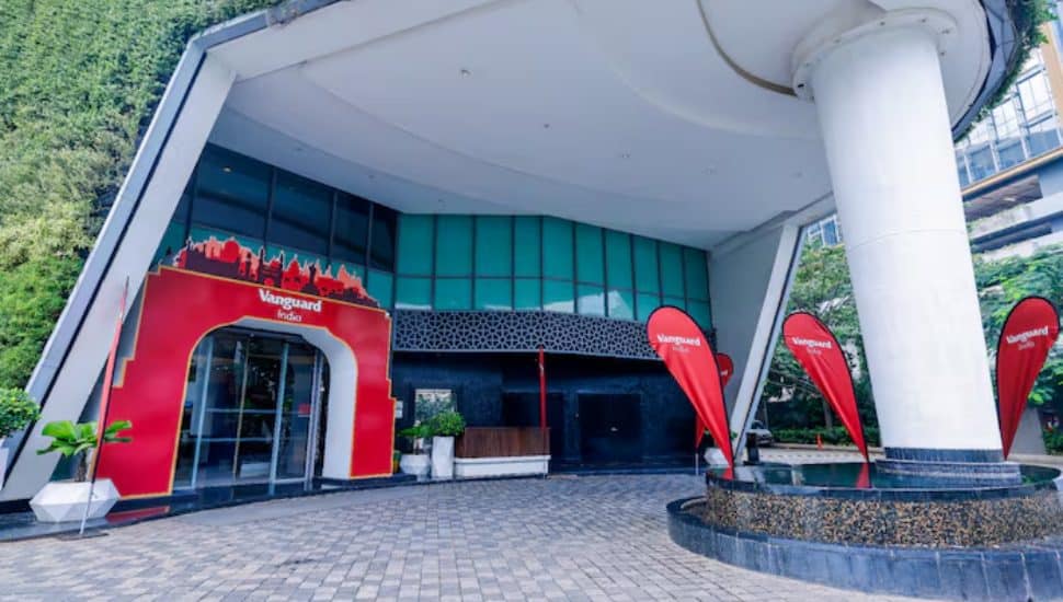 Malvern's Vanguard Group India entrance.