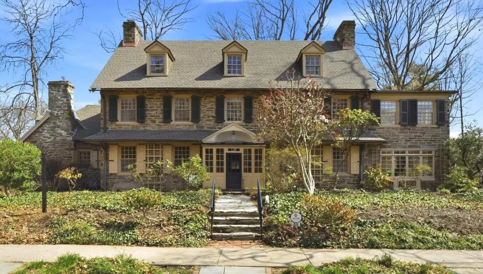House of the Week: Elegant Stone Colonial in West Mount Airy