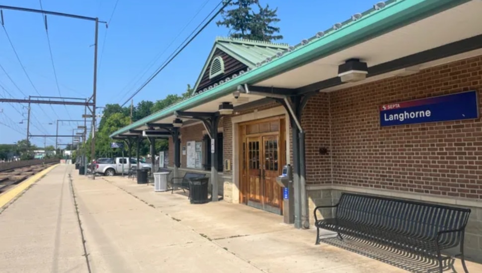 Langhorne SEPTA station.