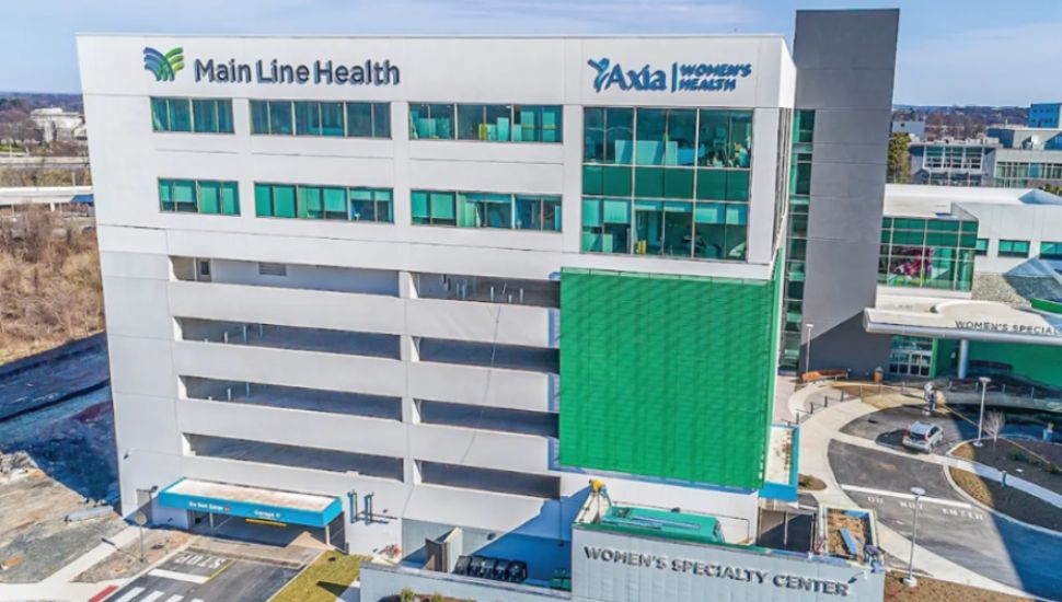 Aerial view of King of Prussia's Women's Wellness Center in King of Prussia.