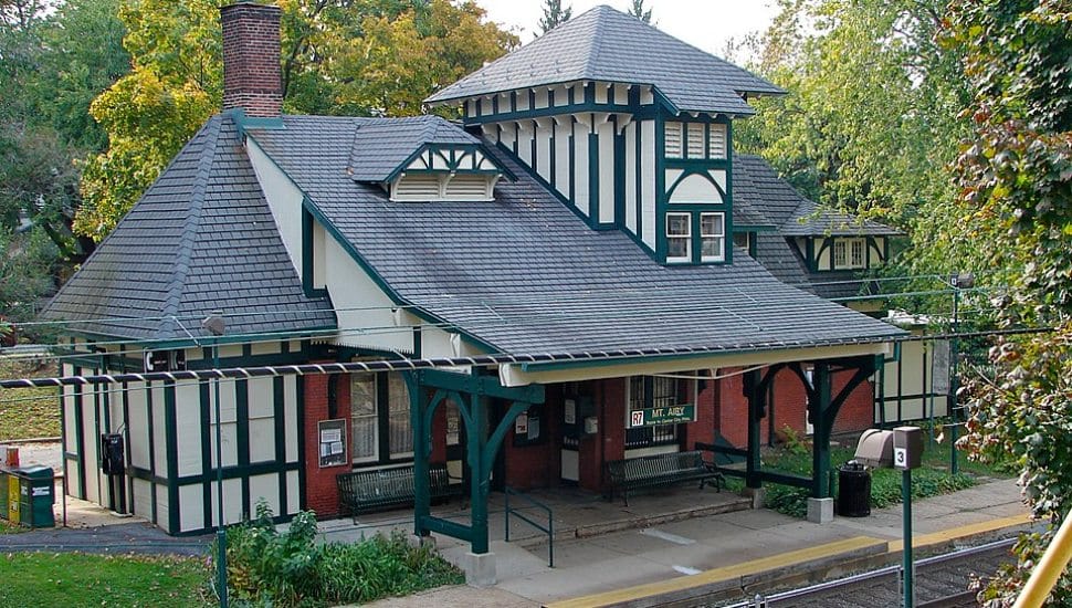 Mount Airy Train Station.