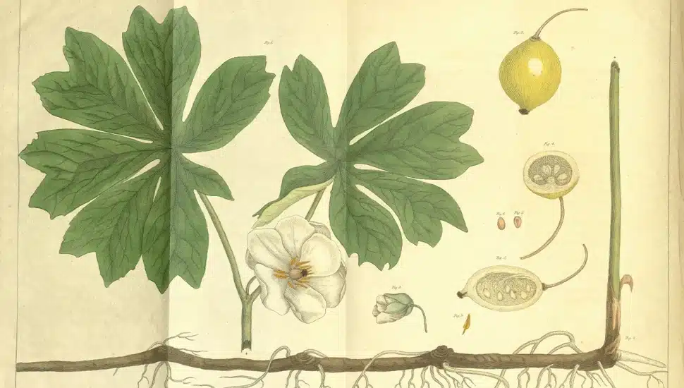 Revolutionary Botany exhibition header.