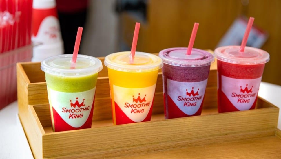 Smoothies from Smoothie King.