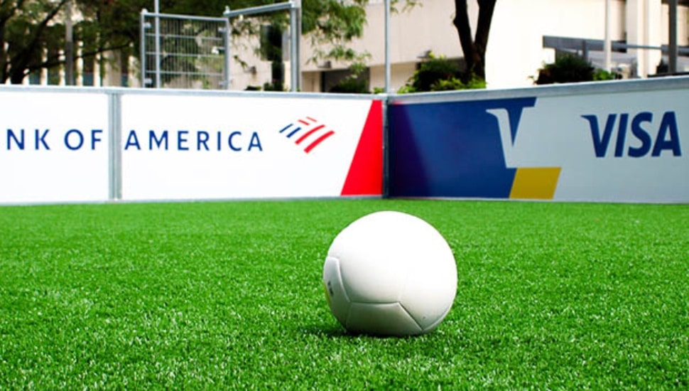 Street soccer park.